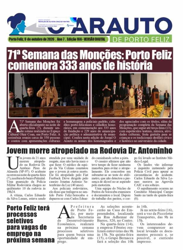 Capa da Edição 166