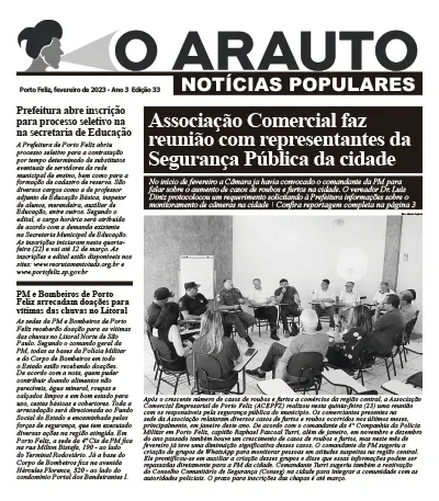 Capa da Edição 33