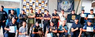 Porto Feliz sedia certificação nacional de cães de faro de entorpecentes