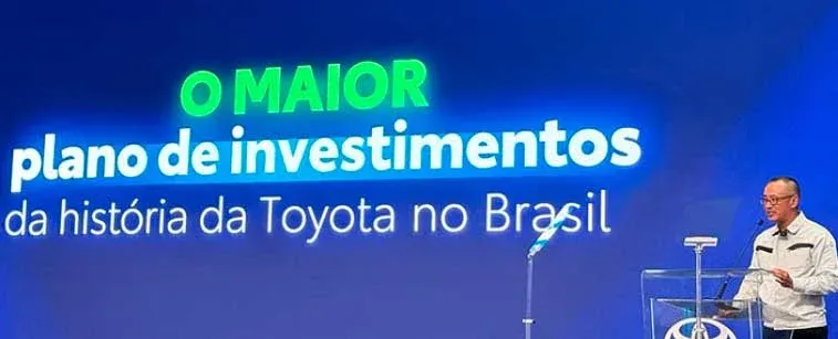 Toyota vai investir R$ 11 bi até 2030