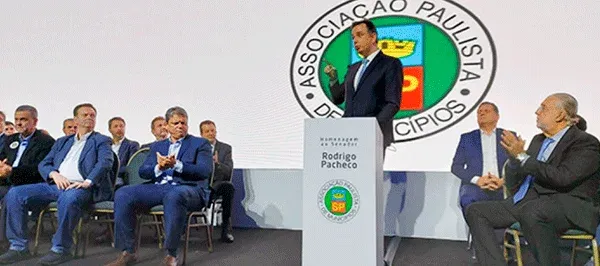 Vice-prefeito Gerão Pacheco participa de evento em homenagem ao presidente do Congresso Nacional