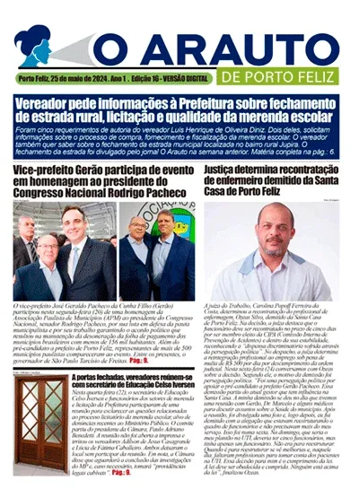 Capa da Edição digital 16