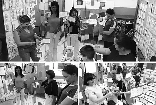 Projeto “Amigo Leitor” promove exposição na escola municipal Coronel Esmédio