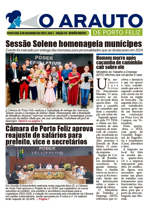Capa da Edição digital 30