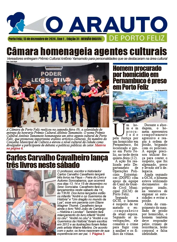 Capa da Edição digital 31