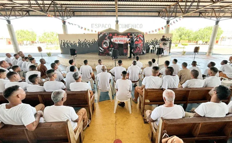 Grupo Coração Profundo transforma o CPP de Porto Feliz com arte em ação apoiada pela Polícia Penal