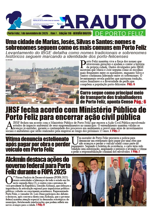 Capa da Edição 118