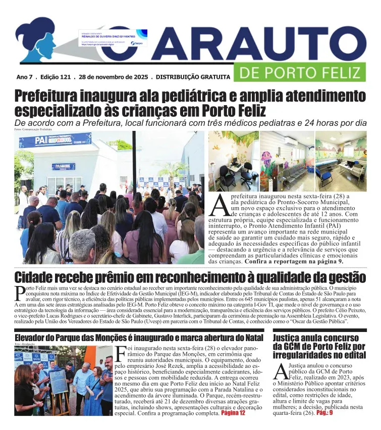 Capa da Edição 121