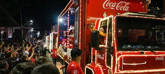 Caravana de Natal da Coca-Cola passará por Porto Feliz em 3 de dezembro