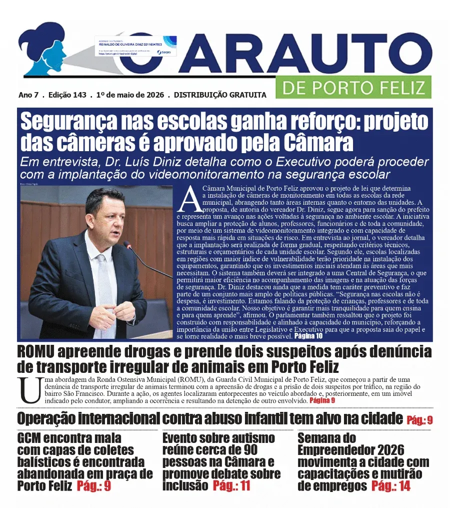 Capa da Edição 143