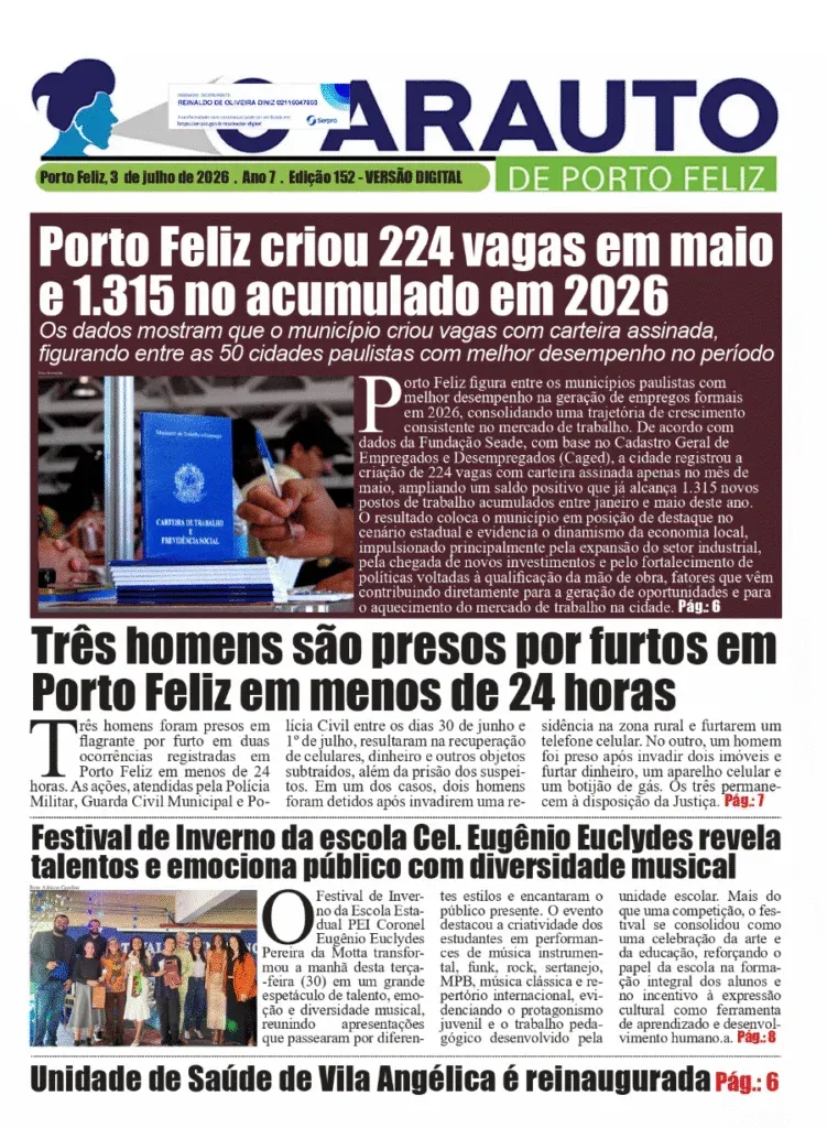 Capa da Edição 152