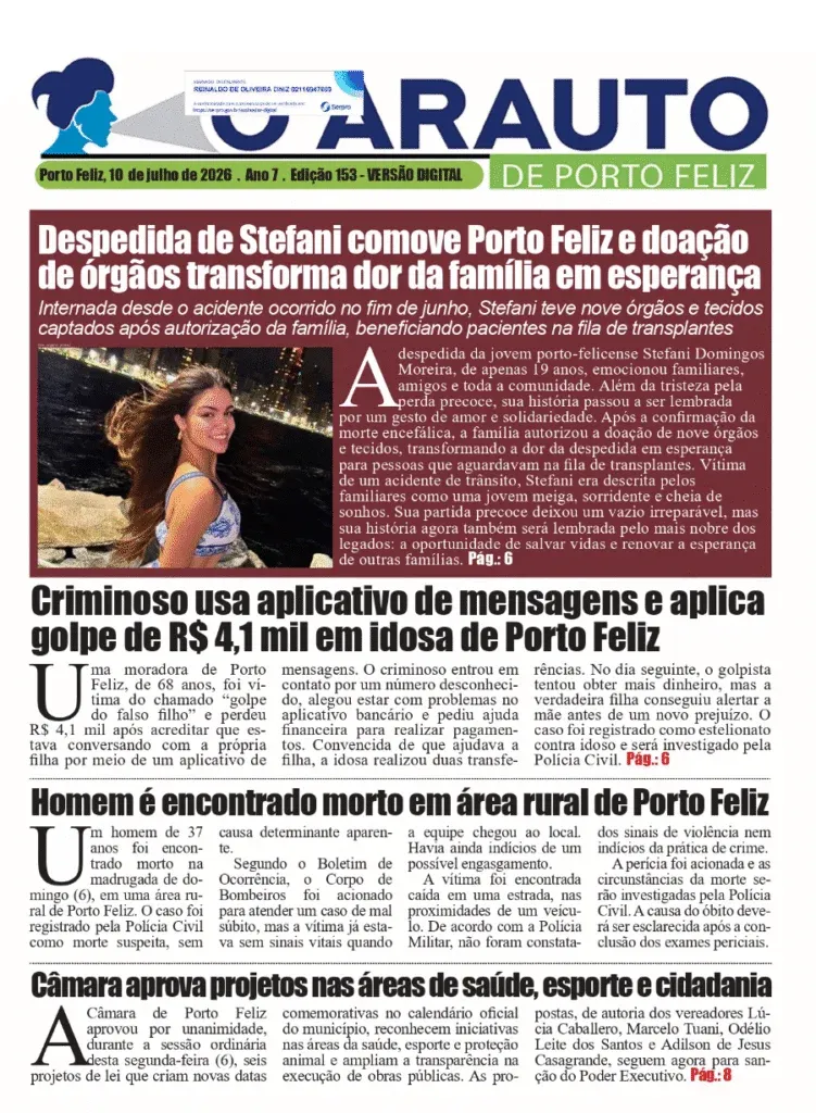 Capa da Edição 153