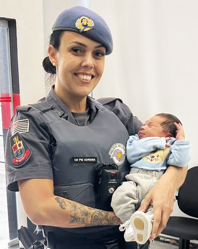 PM salva recém-nascido de sete dias após engasgamento em Porto Feliz 1 policial
